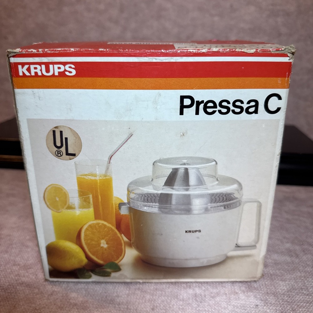 KRUPS Pressa C Citrus Fruit Juicer 22oz Model 252 Works Well - Picture 12 of 14